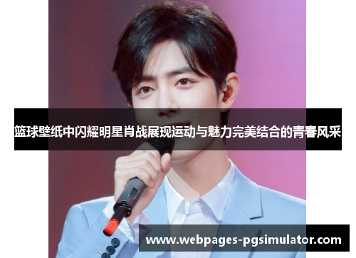 篮球壁纸中闪耀明星肖战展现运动与魅力完美结合的青春风采